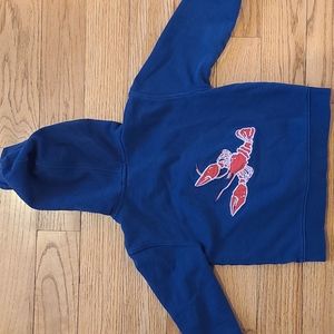 Janie and Jack lobster zip hoodie, size 3